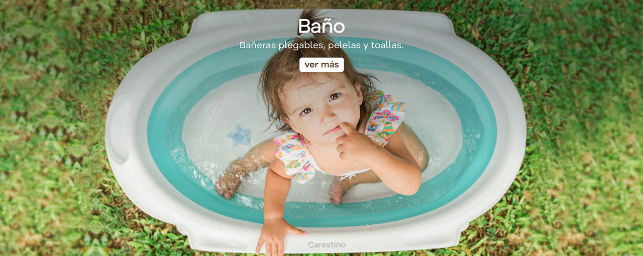Bañeras plegables con tapón con control de temperatura y pelelas